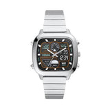  Shop Authentic Fossil Retro Analog-Digital Black Dial Silver Steel Strap Watch for Men - FS5890 - Luxxuri