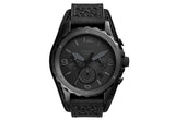  Shop Authentic Fossil Nate Chronograph Black Dial Black Leather Strap Watch for Men - JR1510 - Luxxuri
