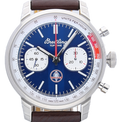  Shop Authentic Breitling Top Time B01 Shelby Cobra Blue Dial Brown Leather Strap Watch for Men - AB01763A1C1X1 - Luxxuri
