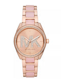  Shop Authentic Michael Kors Janelle Analog Rose Gold Dial Two Tone Steel Strap Watch For Women - MK4731 - Luxxuri