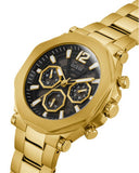  Shop Authentic Guess Edge Chronograph Black Dial Gold Steel Strap Watch For Men - GW0539G2 - Luxxuri