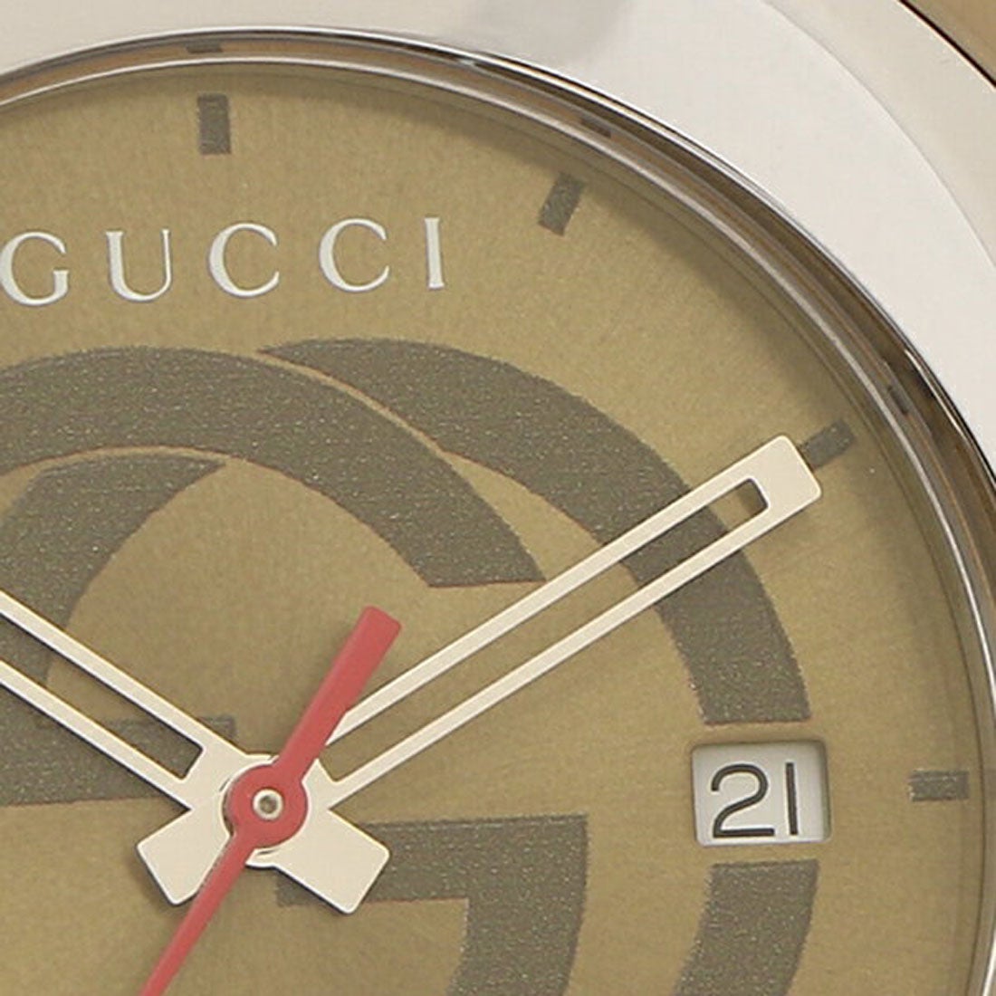  Shop Authentic Gucci Sync XXL Quartz Brown Dial Brown Leather Strap Watch For Men - YA137106 - Luxxuri