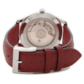  Shop Authentic Gucci G Timeless Automatic Silver Dial Red Leather Strap Watch For Men - YA126346 - Luxxuri