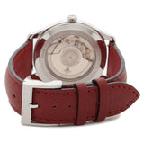  Shop Authentic Gucci G Timeless Automatic Silver Dial Red Leather Strap Watch For Men - YA126346 - Luxxuri