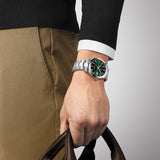  Shop Authentic Tissot Gentleman Powermatic 80 Silicium Green Dial Silver Steel Strap Watch For Men - T127.407.11.091.01 - Luxxuri