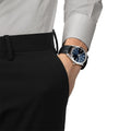  Shop Authentic Tissot Gentlemen Blue Dial Black Leather Strap Watch for Men - T127.410.16.041.01 - Luxxuri