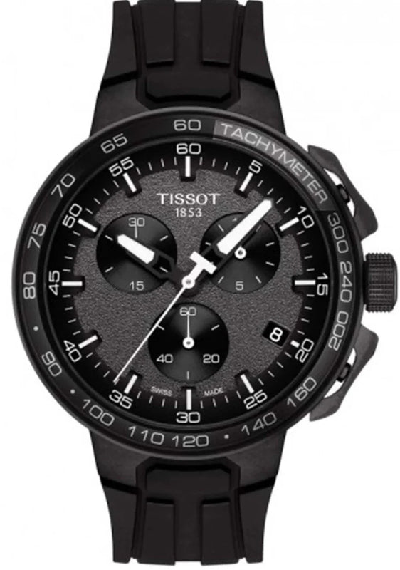  Shop Authentic Tissot T Race Cycling Chronograph Black Dial Black Rubber Strap Watch For Men - T111.417.37.441.03 - Luxxuri
