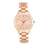  Shop Authentic Michael Kors Slim Runway Rose Gold Dial Rose Gold Steel Strap Watch for Women - MK3513 - Luxxuri