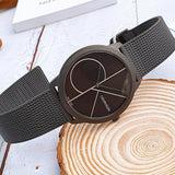  Shop Authentic Calvin Klein Minimal Black Dial Black Mesh Bracelet Watch for Men - K3M5145X - Luxxuri