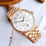  Shop Authentic Tissot T Classic Carson Premium Automatic White Dial Rose Gold Steel Strap Watch for Men - T122.407.33.031.00 - Luxxuri