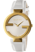  Shop Authentic Gucci Interlocking Latin Grammy Special Edition Gold Watch For Women - YA133313 - Luxxuri