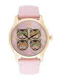  Shop Authentic Gucci G Timeless Quartz Mother of Pearl Dial Pink Leather Strap Watch For Women -  YA1264132 - Luxxuri