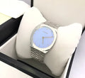  Shop Authentic Gucci 25H Quartz Blue Dial Silver Steel Strap Unisex Watch - YA163408 - Luxxuri