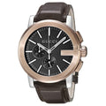  Shop Authentic Gucci G Chrono Black Dial Brown Leather Strap Watch For Men - YA101202 - Luxxuri