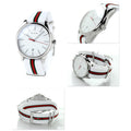  Shop Authentic Gucci G Timeless Quartz White DIal White NATO Strap Watch For Men - YA126322 - Luxxuri