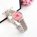 Shop Authentic Gucci G Timeless Quartz Pink Dial Two Tone Steel Strap Watch For Women - YA1265030 - Luxxuri