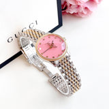  Shop Authentic Gucci G Timeless Quartz Pink Dial Two Tone Steel Strap Watch For Women - YA1265030 - Luxxuri