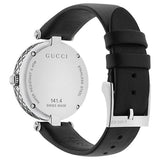  Shop Authentic Gucci Diamantissima Diamonds Black Dial Black Leather Strap Watch For Women - YA141403 - Luxxuri