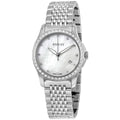  Shop Authentic Gucci G Timeless Diamonds Mother of Pearl Dial Silver Mesh Bracelet Watch For Women - YA126508 - Luxxuri