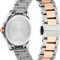 Gucci G Timeless Grey Dial Two Tone Steel Strap Watch For Women - YA126527