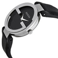  Shop Authentic Gucci Interlocking G Iconic Black Dial Black Leather Strap Watch For Men - YA133205 - Luxxuri