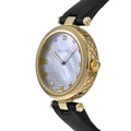  Shop Authentic Gucci Diamantissima Quartz Mother of Pearl Dial Black Leather Strap Watch for Women - YA141404 - Luxxuri