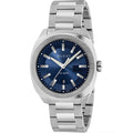  Shop Authentic Gucci GG2570 Quartz Blue Dial Silver Steel Strap Watch For Men - YA142303 - Luxxuri