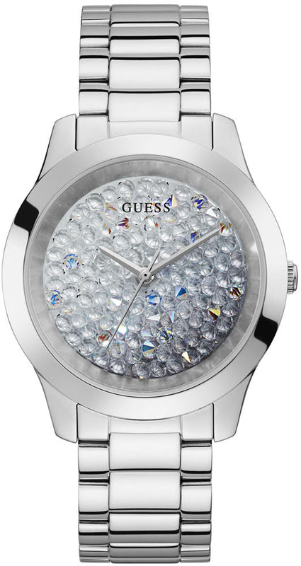  Shop Authentic Guess Crush Silver Dial Silver Steel Strap Watch For Women - GW0020L1 - Luxxuri