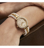  Shop Authentic Guess Gala Diamonds Gold Dial Two Tone Steel Strap Watch for Women - GW0531L2 - Luxxuri