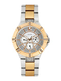  Shop Authentic Guess Vista Analog Diamonds Silver Dial Two Tone Steel Strap Watch for Women - W0024L1 - Luxxuri