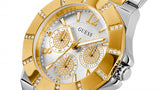  Shop Authentic Guess Sunray Multifunction Silver Dial Two Tone Steel Strap Watch for Women - GW0616L2 - Luxxuri