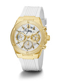  Shop Authentic Guess Athena White Dial White Rubber Strap Watch for Women - GW0409L2 - Luxxuri
