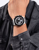  Shop Authentic Guess Empire Chronograph Black Dial Black Silicon Strap Watch For Men - GW0583G1 - Luxxuri