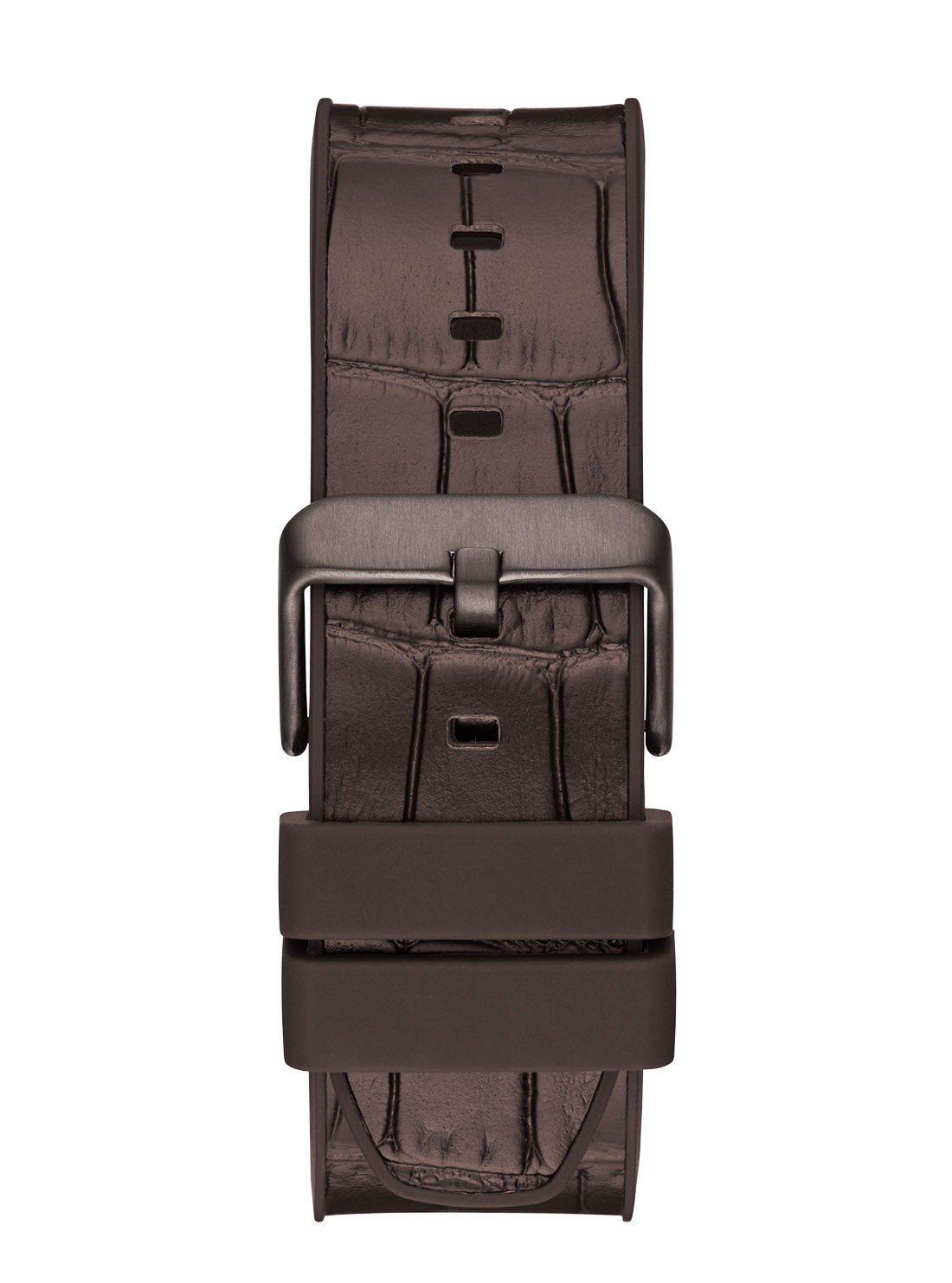 Guess Edge Chronograph Brown Dial Brown Leather Strap Watch For Men - GW0492G2