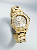 Shop Authentic Guess Crown Jewel Diamonds White Dial Gold Steel Strap Watch for Women - GW0410L2 - Luxxuri