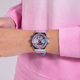  Shop Authentic Guess Fusion Chronograph Pink Dial Pink Leather Strap Watch for Women - GW0553L5 - Luxxuri