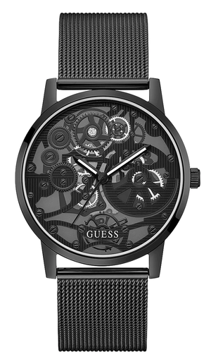  Shop Authentic Guess Gadget Black Dial Black Mesh Bracelet Watch for Men - GW0538G3 - Luxxuri