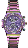  Shop Authentic Guess Fusion Chronograph Purple Dial Purple Steel Strap Watch for Women - GW0552L4 - Luxxuri