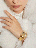  Shop Authentic Guess Allara Quartz Gold Dial Gold Steel Strap Watch For Women - GW0604L2 - Luxxuri
