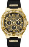  Shop Authentic Guess Duke Crystals Black Dial Black Silicone Strap Watch For Men - GW0641G2 - Luxxuri