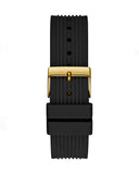  Shop Authentic Guess Athena Gold Dial Black Rubber Strap Watch For Women - GW0030L2 - Luxxuri