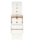  Shop Authentic Guess Athena White Dial White Rubber Strap Watch For Women - GW0030L3 - Luxxuri