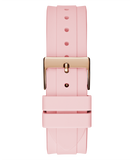  Shop Authentic Guess Sparkling Chronograph Crystals Pink Dial Pink Silicone Strap Watch For Women - GW0032L4 - Luxxuri