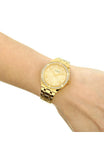  Shop Authentic Guess Cosmo Diamonds Gold Dial Gold Steel Strap Watch For Women - GW0033L2 - Luxxuri