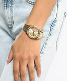  Shop Authentic Guess Cosmo Diamonds Gold Dial Gold Steel Strap Watch For Women - GW0033L2 - Luxxuri