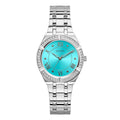  Shop Authentic Guess Cosmo Diamonds Turquoise Dial Silver Steel Strap Watch for Women - GW0033L7 - Luxxuri