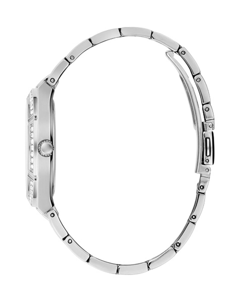  Shop Authentic Guess Cosmo Diamonds Blue Dial Silver Steel Strap Watch for Women - GW0033L5 - Luxxuri