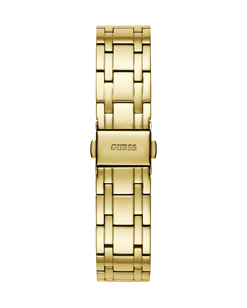  Shop Authentic Guess Cosmo Diamonds Green Dial Gold Steel Strap Watch for Women - GW0033L8 - Luxxuri