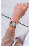  Shop Authentic Guess Cosmo Diamonds Silver Dial Pink Silicone Strap Watch for Women - GW0034L3 - Luxxuri