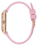  Shop Authentic Guess Cosmo Diamonds Silver Dial Pink Silicone Strap Watch for Women - GW0034L3 - Luxxuri